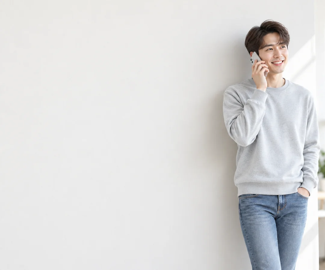 밝은 상담 자리에서 서류를 함께 읽으며 웃는 이십 대 여성 직장인